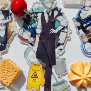 Alien Stage Alien Cafe Waiter Maid Acrylic Stand Luka Sua Ivan Hyuna Anime Desk Decor Gifts Custom Charm Phone Personalized, Keychain, Mô Hình Đứng Standee Anime,  In 2 Mặt, Cao 6cm, Trang Trí Decor Bàn Học, Balo