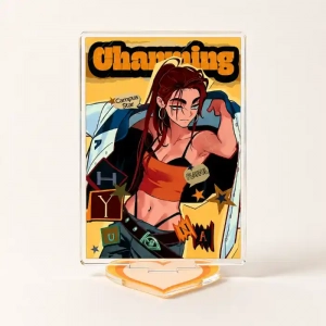 Alien Stage Cartoon Character Acrylic Stand Model Plate Fashion Anime Figure Display Decor Custom Charm Phone Personalized, Keychain, Mô Hình Đứng Standee Anime, In 2 Mặt, Cao 6cm, Trang Trí Decor Bàn Học, Balo