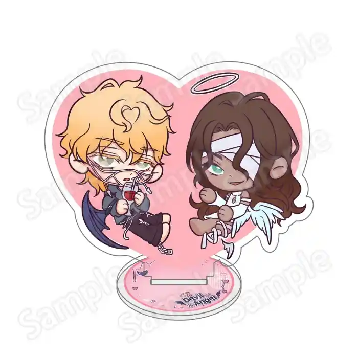 Alien Stage Mizi Sua Acrylic Stand Keychain Cute Chibi Angel Devil Figure Standing Sign Custom Charm Phone Personalized, Keychain, Mô Hình Đứng Standee Anime, In 2 Mặt, Cao 6cm, Trang Trí Decor Bàn Học, Balo 2 Alien Stage Mizi Sua Acrylic Stand Keychain Cute Chibi Angel Devil Figure Standing Sign Custom Charm Phone Personalized, Keychain, Mô Hình Đứng Standee Anime, In 2 Mặt, Cao 6cm, Trang Trí Decor Bàn Học, Balo - Ảnh 2