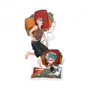 Alien Stage Till Mizi Sua Triple Acrylic Standee 1 3-slot Bed Series Figure Model Plate Custom Charm Phone Personalized, Keychain, Mô Hình Đứng Standee Anime, In 2 Mặt, Cao 6cm, Trang Trí Decor Bàn Học, Balo
