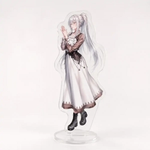 Amakano 3 Acrylic Stand Maid Uniform Girl Character Desktop Ornament Game Collectible Display Custom Charm Phone Personalized, Keychain, Mô Hình Đứng Standee Anime,  In 2 Mặt, Cao 6cm, Trang Trí Decor Bàn Học, Balo