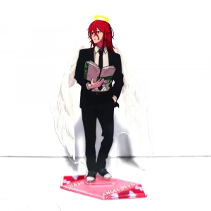Anime 1 Chainsaw Man Themovie:rezearc Acrylic Stand Denji Angel Devil Tabletop Decorations Custom Charm Phone Personalized, Keychain, Mô Hình Đứng Standee Anime, In 2 Mặt, Cao 6cm, Trang Trí Decor Bàn Học, Balo
