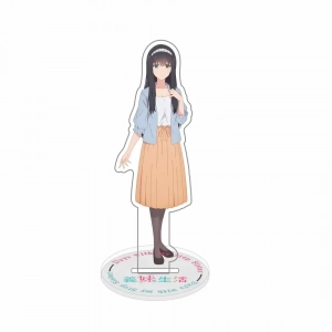 Anime 1 Imouru Life Acrylic Stand Figure, Natsukawa Aika & Hizuru Character Model Desktop Custom Charm Phone Personalized, Keychain, Mô Hình Đứng Standee Anime, In 2 Mặt, Cao 6cm, Trang Trí Decor Bàn Học, Balo