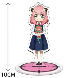 Anime 10-1 Spy X Family Anya Forger Acrylic Stand Cosplay Prop Doll Model Toy Desk Figure Custom Charm Phone Personalized, Keychain, Mô Hình Đứng Standee Anime, In 2 Mặt, Cao 6cm, Trang Trí Decor Bàn Học, Balo