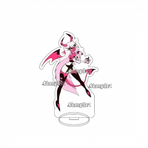 Anime Acrylic Verosika Mayday Angel Dust Lucifer Morningstar Hazbin Hotel 1 Desk Custom Charm Phone Personalized, Keychain, Mô Hình Đứng Standee Anime, In 2 Mặt, Cao 6cm, Trang Trí Decor Bàn Học, Balo