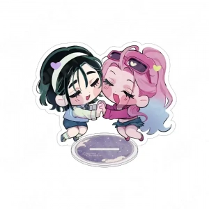 Anime Alien Stage Mizi Acrylic Stand Keychain Chibi Couple Sua Ivan Till Desktop Display Custom Charm Phone Personalized, Keychain, Mô Hình Đứng Standee Anime, In 2 Mặt, Cao 6cm, Trang Trí Decor Bàn Học, Balo