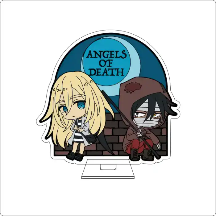 Anime Angels Of Death Cosplay Cute Acrylic Figure Stand Plate Eddie Isaac·foster Custom Charm Phone Personalized, Keychain, Mô Hình Đứng Standee Anime, In 2 Mặt, Cao 6cm, Trang Trí Decor Bàn Học, Balo 3 Anime Angels Of Death Cosplay Cute Acrylic Figure Stand Plate Eddie Isaac·foster Custom Charm Phone Personalized, Keychain, Mô Hình Đứng Standee Anime, In 2 Mặt, Cao 6cm, Trang Trí Decor Bàn Học, Balo - Ảnh 3