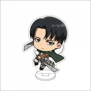 Anime Attack On Titan Eren Jaeger Hange Zoë Mikasa Ackerman Armin Arlert Cos Acrylic Custom Charm Phone Personalized, Keychain, Mô Hình Đứng Standee Anime, In 2 Mặt, Cao 6cm, Trang Trí Decor Bàn Học, Balo