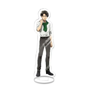 Anime Attack On Titan Eren Levi Acrylic Stand Model Plate Decoration Desk Figure Display Fan Custom Charm Phone Personalized, Keychain, Mô Hình Đứng Standee Anime, In 2 Mặt, Cao 6cm, Trang Trí Decor Bàn Học, Balo