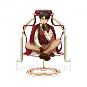 Anime Attack On Titan Eren Yeager 1 Acrylic Stand Keychain Noble Suit Chair Tabletop Custom Charm Phone Personalized, Keychain, Mô Hình Đứng Standee Anime, In 2 Mặt, Cao 6cm, Trang Trí Decor Bàn Học, Balo