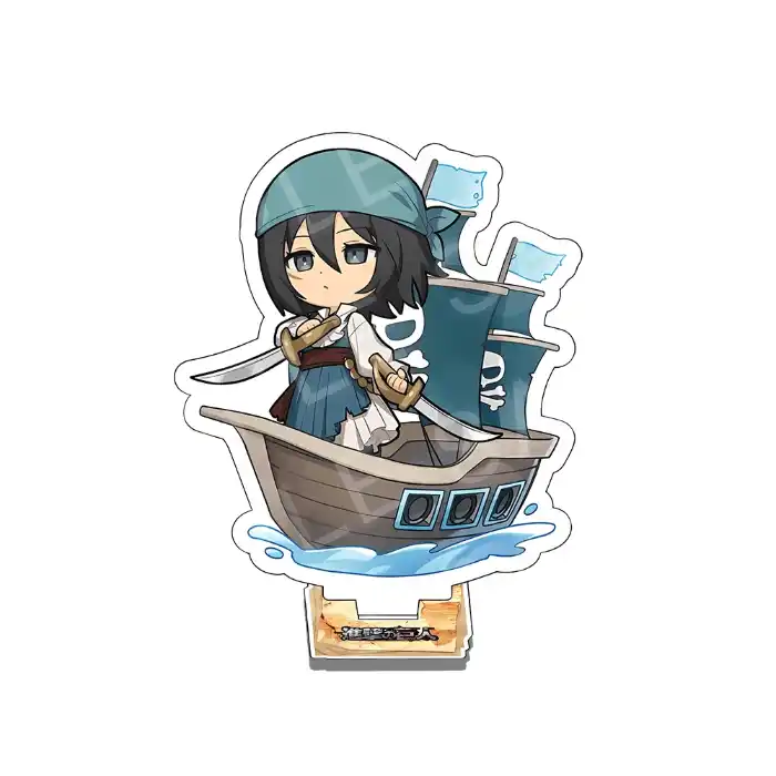 Anime Attack On Titan Eren Yeager 1 Acrylic Stand Keychain Pirate Ship Chibi Figure Custom Charm Phone Personalized, Keychain, Mô Hình Đứng Standee Anime, In 2 Mặt, Cao 6cm, Trang Trí Decor Bàn Học, Balo 3 Anime Attack On Titan Eren Yeager 1 Acrylic Stand Keychain Pirate Ship Chibi Figure Custom Charm Phone Personalized, Keychain, Mô Hình Đứng Standee Anime, In 2 Mặt, Cao 6cm, Trang Trí Decor Bàn Học, Balo - Ảnh 3