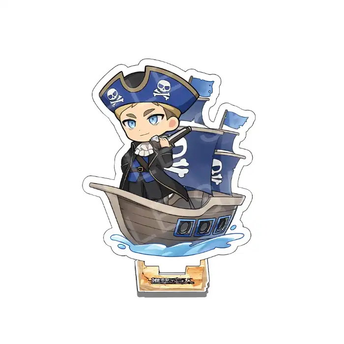 Anime Attack On Titan Eren Yeager 1 Acrylic Stand Keychain Pirate Ship Chibi Figure Custom Charm Phone Personalized, Keychain, Mô Hình Đứng Standee Anime, In 2 Mặt, Cao 6cm, Trang Trí Decor Bàn Học, Balo 5 Anime Attack On Titan Eren Yeager 1 Acrylic Stand Keychain Pirate Ship Chibi Figure Custom Charm Phone Personalized, Keychain, Mô Hình Đứng Standee Anime, In 2 Mặt, Cao 6cm, Trang Trí Decor Bàn Học, Balo - Ảnh 5
