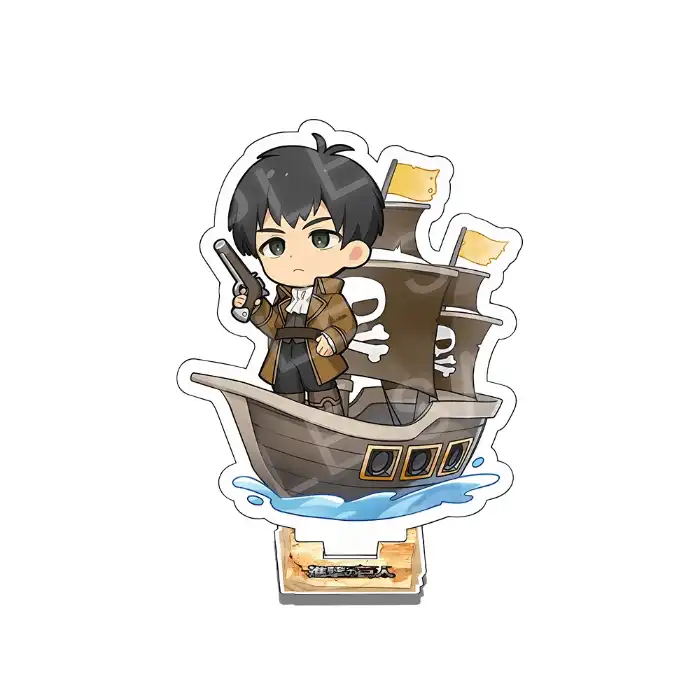 Anime Attack On Titan Eren Yeager 1 Acrylic Stand Keychain Pirate Ship Chibi Figure Custom Charm Phone Personalized, Keychain, Mô Hình Đứng Standee Anime, In 2 Mặt, Cao 6cm, Trang Trí Decor Bàn Học, Balo 8 Anime Attack On Titan Eren Yeager 1 Acrylic Stand Keychain Pirate Ship Chibi Figure Custom Charm Phone Personalized, Keychain, Mô Hình Đứng Standee Anime, In 2 Mặt, Cao 6cm, Trang Trí Decor Bàn Học, Balo - Ảnh 8