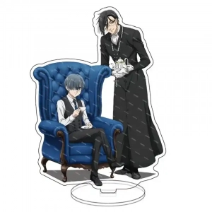 Anime Black Butler Public School Arc Cosplay Action Figure Acrylic Stand Ciel Stand Model Custom Charm Phone Personalized, Keychain, Mô Hình Đứng Standee Anime,  In 2 Mặt, Cao 6cm, Trang Trí Decor Bàn Học, Balo