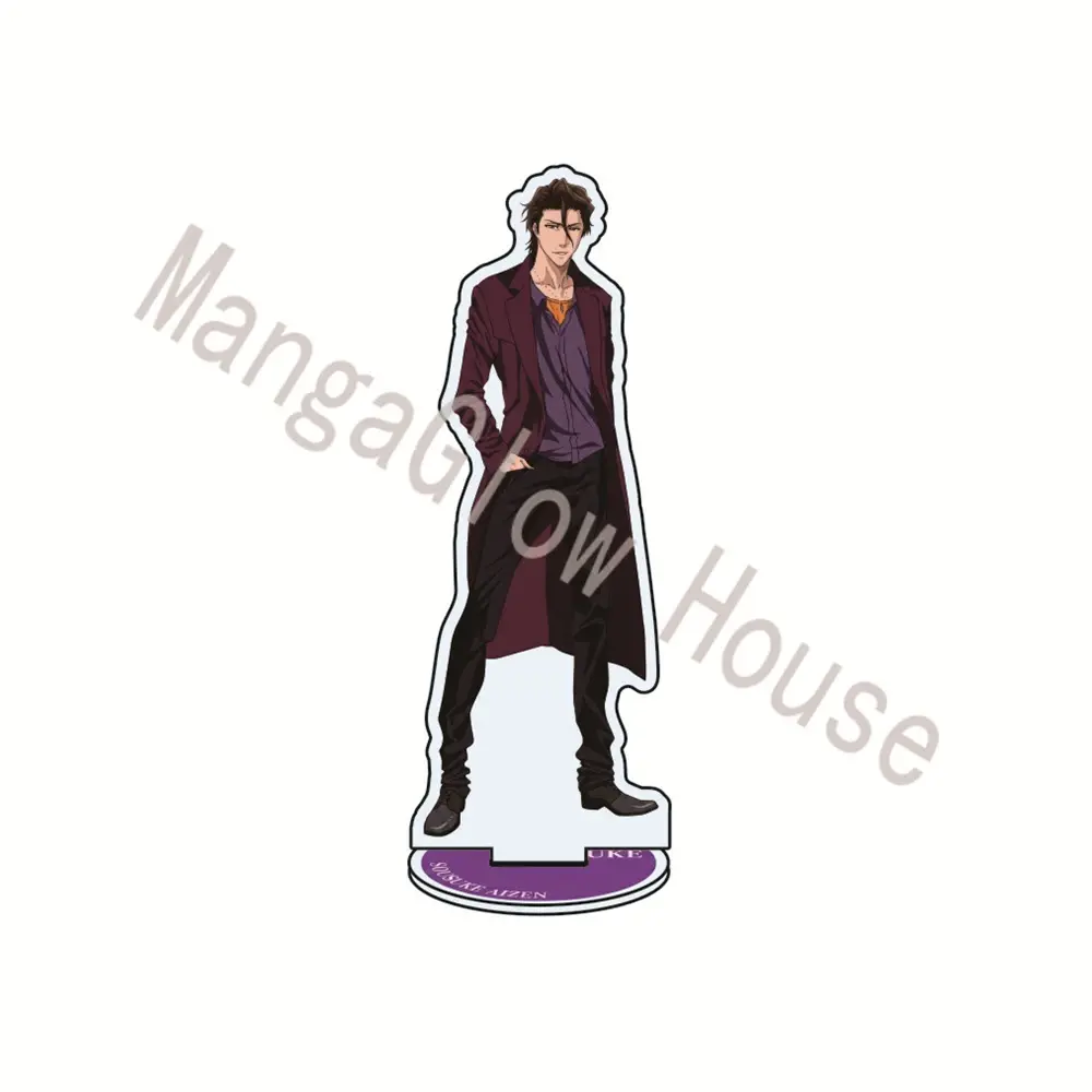 Anime Bleach Acrylic Stand Sousuke Aizen Figure Desktop Decoration Collectible Ornament Custom Charm Phone Personalized, Keychain, Mô Hình Đứng Standee Anime, In 2 Mặt, Cao 6cm, Trang Trí Decor Bàn Học, Balo 2 Anime Bleach Acrylic Stand Sousuke Aizen Figure Desktop Decoration Collectible Ornament Custom Charm Phone Personalized, Keychain, Mô Hình Đứng Standee Anime, In 2 Mặt, Cao 6cm, Trang Trí Decor Bàn Học, Balo - Ảnh 2