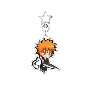 Anime Bleach Toshiro Hitsugaya Acrylic Stand Cute Cartoon Cute Bag Charm Car Keychain Custom Charm Phone Personalized, Keychain, Mô Hình Đứng Standee Anime,  In 2 Mặt, Cao 6cm, Trang Trí Decor Bàn Học, Balo