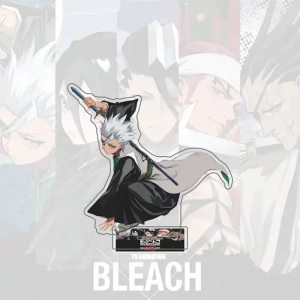 Anime Bleach X Lam Joint Acrylic Stand & Keychain Model Plate Toshiro Byakuya Kenpachi Renji Custom Charm Phone Personalized, Keychain, Mô Hình Đứng Standee Anime, In 2 Mặt, Cao 6cm, Trang Trí Decor Bàn Học, Balo