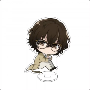 Anime bungo Stray Dogs Cos Nakahara Chuuya Dazai Osamu Ryunosuke Akutagawa Figure Custom Charm Phone Personalized, Keychain, Mô Hình Đứng Standee Anime, In 2 Mặt, Cao 6cm, Trang Trí Decor Bàn Học, Balo