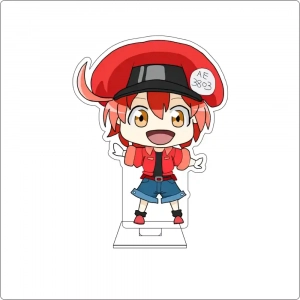 Anime Cells At Work! Cosplay Cute Acrylic Figure Stand Plate Red Blood Cell White Blood Custom Charm Phone Personalized, Keychain, Mô Hình Đứng Standee Anime, In 2 Mặt, Cao 6cm, Trang Trí Decor Bàn Học, Balo