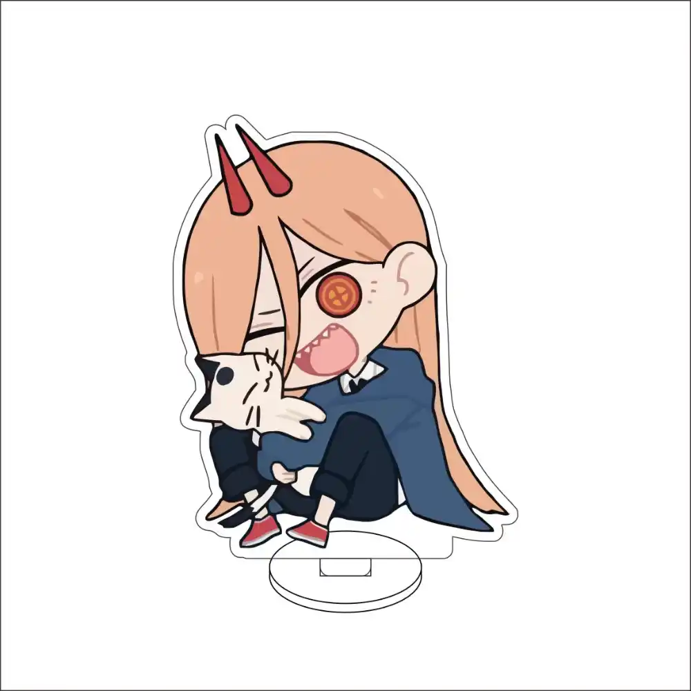 Anime Chainsaw Man Cos Denji Power Makima Hayakawa Aki Pochita Himeno Figure Acrylic Custom Charm Phone Personalized, Keychain, Mô Hình Đứng Standee Anime, In 2 Mặt, Cao 6cm, Trang Trí Decor Bàn Học, Balo 2 Anime Chainsaw Man Cos Denji Power Makima Hayakawa Aki Pochita Himeno Figure Acrylic Custom Charm Phone Personalized, Keychain, Mô Hình Đứng Standee Anime, In 2 Mặt, Cao 6cm, Trang Trí Decor Bàn Học, Balo - Ảnh 2