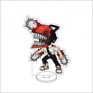 Anime Chainsaw Man Cos Pochita Denji Power Makima Hayakawa Aki Figure Acrylic Stand Custom Charm Phone Personalized, Keychain, Mô Hình Đứng Standee Anime,  In 2 Mặt, Cao 6cm, Trang Trí Decor Bàn Học, Balo