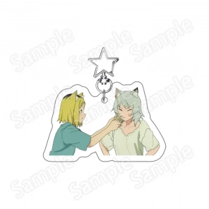 Anime Chainsmoker Cat Yani Neko Manga New Acrylic Standee Keychain Funny Cat Girl Custom Charm Phone Personalized, Keychain, Mô Hình Đứng Standee Anime, In 2 Mặt, Cao 6cm, Trang Trí Decor Bàn Học, Balo