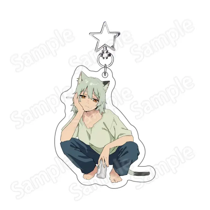 Anime Chainsmoker Cat Yani Neko Manga New Acrylic Standee Keychain Funny Cat Girl Custom Charm Phone Personalized, Keychain, Mô Hình Đứng Standee Anime, In 2 Mặt, Cao 6cm, Trang Trí Decor Bàn Học, Balo 2 Anime Chainsmoker Cat Yani Neko Manga New Acrylic Standee Keychain Funny Cat Girl Custom Charm Phone Personalized, Keychain, Mô Hình Đứng Standee Anime, In 2 Mặt, Cao 6cm, Trang Trí Decor Bàn Học, Balo - Ảnh 2