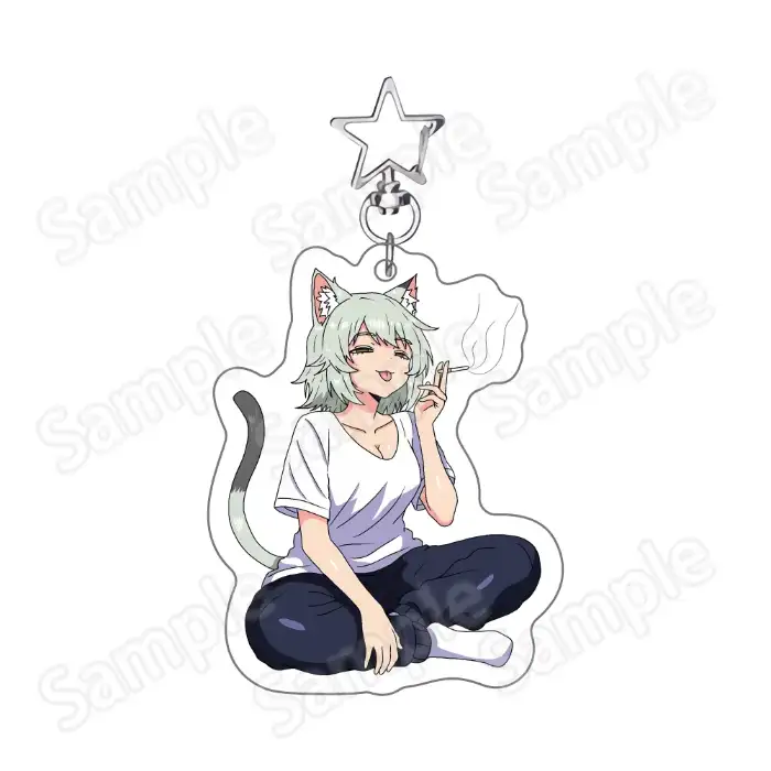 Anime Chainsmoker Cat Yani Neko Manga New Acrylic Standee Keychain Funny Cat Girl Custom Charm Phone Personalized, Keychain, Mô Hình Đứng Standee Anime, In 2 Mặt, Cao 6cm, Trang Trí Decor Bàn Học, Balo 8 Anime Chainsmoker Cat Yani Neko Manga New Acrylic Standee Keychain Funny Cat Girl Custom Charm Phone Personalized, Keychain, Mô Hình Đứng Standee Anime, In 2 Mặt, Cao 6cm, Trang Trí Decor Bàn Học, Balo - Ảnh 8