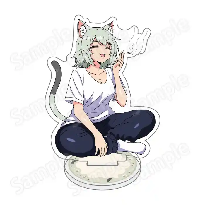 Anime Chainsmoker Cat Yani Neko Manga New Acrylic Standee Keychain Funny Cat Girl Custom Charm Phone Personalized, Keychain, Mô Hình Đứng Standee Anime, In 2 Mặt, Cao 6cm, Trang Trí Decor Bàn Học, Balo 9 Anime Chainsmoker Cat Yani Neko Manga New Acrylic Standee Keychain Funny Cat Girl Custom Charm Phone Personalized, Keychain, Mô Hình Đứng Standee Anime, In 2 Mặt, Cao 6cm, Trang Trí Decor Bàn Học, Balo - Ảnh 9