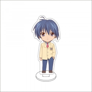 Anime clannad Cos Tomoya Okazaki Nagisa Furukawa Youhei Sunohara Kotomi Ichinose Figure Custom Charm Phone Personalized, Keychain, Mô Hình Đứng Standee Anime, In 2 Mặt, Cao 6cm, Trang Trí Decor Bàn Học, Balo