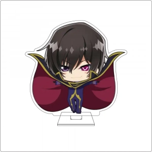 Anime code Geass Lelouch Of The Rebellion Cosplay Cute Acrylic Figure Stand Plate Custom Charm Phone Personalized, Keychain, Mô Hình Đứng Standee Anime, In 2 Mặt, Cao 6cm, Trang Trí Decor Bàn Học, Balo