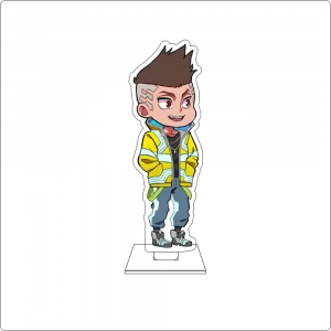 Anime Cyberpunk: Edgerunners Cosplay Cute Acrylic Figure Stand Plate Rebecca Lucyna Custom Charm Phone Personalized, Keychain, Mô Hình Đứng Standee Anime, In 2 Mặt, Cao 6cm, Trang Trí Decor Bàn Học, Balo