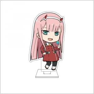 Anime darling In The Franxx Cosplay Cute Acrylic Figure Stand Plate Zero Two Ichigo Custom Charm Phone Personalized, Keychain, Mô Hình Đứng Standee Anime, In 2 Mặt, Cao 6cm, Trang Trí Decor Bàn Học, Balo