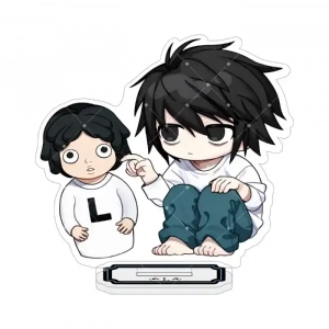 Anime Death Note Acrylic Stand Figurine Chibi L Lawliet Light Yagami Finger Puppet Cute Custom Charm Phone Personalized, Keychain, Mô Hình Đứng Standee Anime, In 2 Mặt, Cao 6cm, Trang Trí Decor Bàn Học, Balo