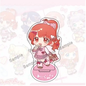 Anime Desk Decoration - Pretty Rhythm Aurora Dream Harune Aira Acrylic Stand Figure Custom Charm Phone Personalized, Keychain, Mô Hình Đứng Standee Anime, In 2 Mặt, Cao 6cm, Trang Trí Decor Bàn Học, Balo
