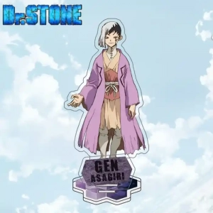 Anime Dr Stone Acrylic Stand Ishigami Senkuu Figure Display Keychain Goods Collection Desk Custom Charm Phone Personalized, Keychain, Mô Hình Đứng Standee Anime, In 2 Mặt, Cao 6cm, Trang Trí Decor Bàn Học, Balo