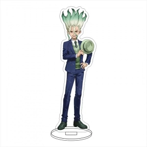 Anime Dr.stone Senku Ishigami Figure Acrylic Stand Model Plate Keychain Desk Decor Game Custom Charm Phone Personalized, Keychain, Mô Hình Đứng Standee Anime, In 2 Mặt, Cao 6cm, Trang Trí Decor Bàn Học, Balo