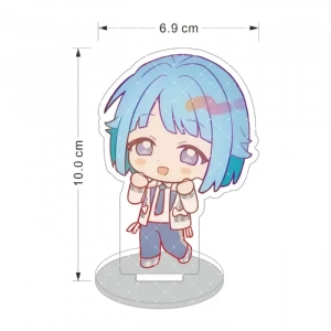 Anime Ensemble Stars Figure Cute Chibi Acrylic Stand Keychain Model Plate Saegusa Ibara Custom Charm Phone Personalized, Keychain, Mô Hình Đứng Standee Anime, In 2 Mặt, Cao 6cm, Trang Trí Decor Bàn Học, Balo