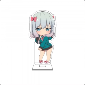 Anime Eromanga Sensei Cosplay Cute Acrylic Figure Stand Plate Izumi Sagiri Yamada Elf Custom Charm Phone Personalized, Keychain, Mô Hình Đứng Standee Anime, In 2 Mặt, Cao 6cm, Trang Trí Decor Bàn Học, Balo