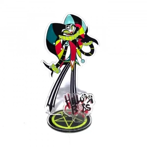 Anime Figure Acrylic Stand Model Plate Alastor Fizzarolli Angel Desk Decor Standing Sign Game Custom Charm Phone Personalized, Keychain, Mô Hình Đứng Standee Anime,  In 2 Mặt, Cao 6cm, Trang Trí Decor Bàn Học, Balo