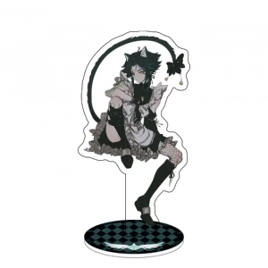 Anime Figure Maid Series Xiao Kaeya Neuvillette Cyno Wanderer Zhongli Acrylic Model Plate Custom Charm Phone Personalized, Keychain, Mô Hình Đứng Standee Anime, In 2 Mặt, Cao 6cm, Trang Trí Decor Bàn Học, Balo