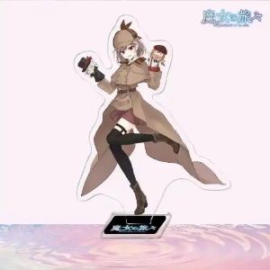 Anime Figures Elaina Wandering Witch The Journey Of Elaina Acrylic Stand Figure Display Custom Charm Phone Personalized, Keychain, Mô Hình Đứng Standee Anime, In 2 Mặt, Cao 6cm, Trang Trí Decor Bàn Học, Balo