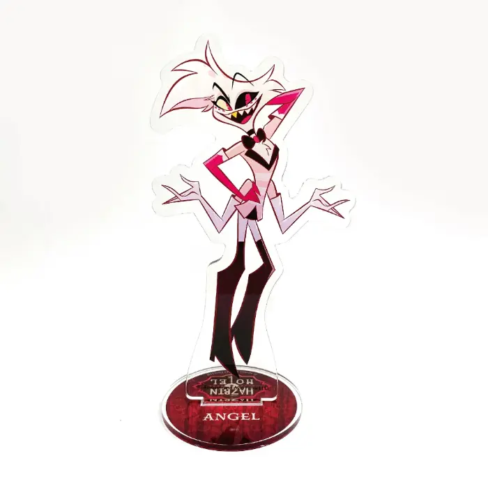 Anime Figurine Hazbin Hotel Acrylic Standee Alastor & Angel Desk Display Figure, Collectible Custom Charm Phone Personalized, Keychain, Mô Hình Đứng Standee Anime, In 2 Mặt, Cao 6cm, Trang Trí Decor Bàn Học, Balo 3 Anime Figurine Hazbin Hotel Acrylic Standee Alastor & Angel Desk Display Figure, Collectible Custom Charm Phone Personalized, Keychain, Mô Hình Đứng Standee Anime, In 2 Mặt, Cao 6cm, Trang Trí Decor Bàn Học, Balo - Ảnh 3
