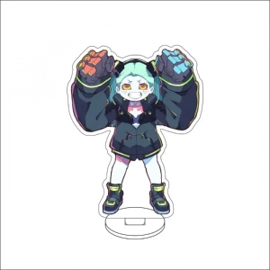 Anime Game Cyberpunk: Edgerunners Lucyna Kushinada David Martinez Rebecca Cos Acrylic Custom Charm Phone Personalized, Keychain, Mô Hình Đứng Standee Anime, In 2 Mặt, Cao 6cm, Trang Trí Decor Bàn Học, Balo