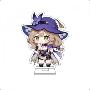 Anime Genshin Impact Cosplay Cute Acrylic Figure Stand Plate Paimon Lumine Aether Custom Charm Phone Personalized, Keychain, Mô Hình Đứng Standee Anime, In 2 Mặt, Cao 6cm, Trang Trí Decor Bàn Học, Balo
