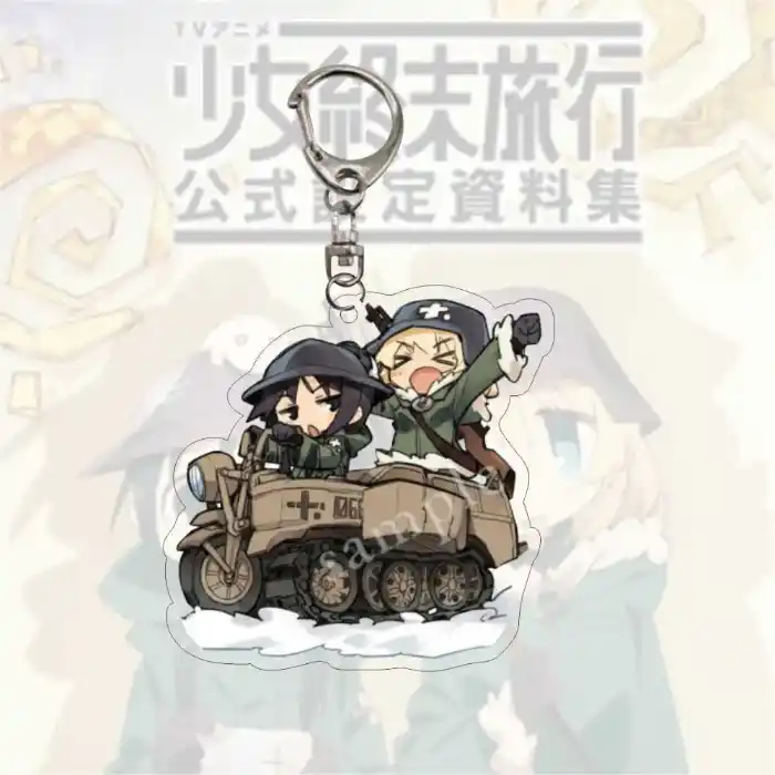 Anime Girl Last Tour Keychain Stand Cartoon Figure Shoujo Shuumatsu Ryokou Chito Acrylic Custom Charm Phone Personalized, Keychain, Mô Hình Đứng Standee Anime, In 2 Mặt, Cao 6cm, Trang Trí Decor Bàn Học, Balo 4 Anime Girl Last Tour Keychain Stand Cartoon Figure Shoujo Shuumatsu Ryokou Chito Acrylic Custom Charm Phone Personalized, Keychain, Mô Hình Đứng Standee Anime, In 2 Mặt, Cao 6cm, Trang Trí Decor Bàn Học, Balo - Ảnh 4