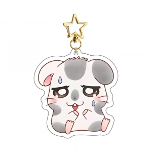 Anime Hamtaro All Series New Acrylic Stand Keychain Cute Hamster Figure Desktop Custom Charm Phone Personalized, Keychain, Mô Hình Đứng Standee Anime, In 2 Mặt, Cao 6cm, Trang Trí Decor Bàn Học, Balo