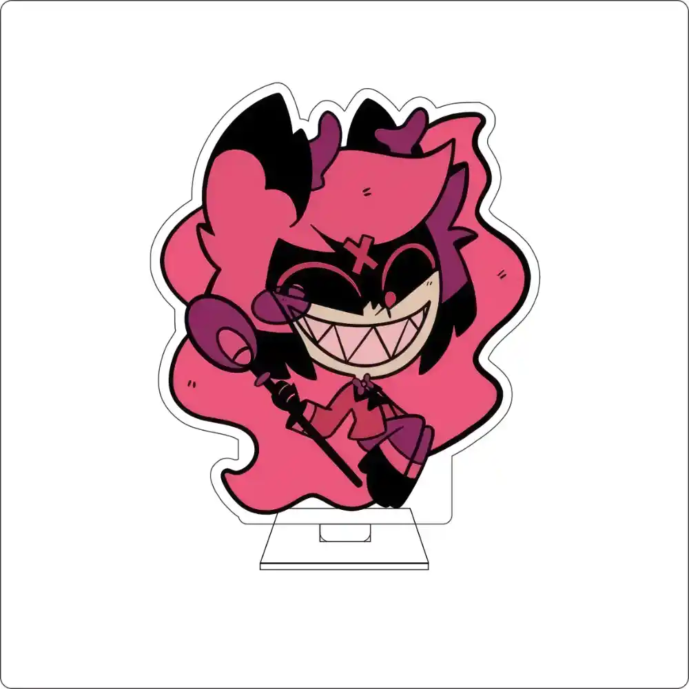 Anime Hazbin Cosplay Cute Acrylic Figure Stand Plate Charlie Morningstar Vaggie Angel Custom Charm Phone Personalized, Keychain, Mô Hình Đứng Standee Anime, In 2 Mặt, Cao 6cm, Trang Trí Decor Bàn Học, Balo 10 Anime Hazbin Cosplay Cute Acrylic Figure Stand Plate Charlie Morningstar Vaggie Angel Custom Charm Phone Personalized, Keychain, Mô Hình Đứng Standee Anime, In 2 Mặt, Cao 6cm, Trang Trí Decor Bàn Học, Balo - Ảnh 10