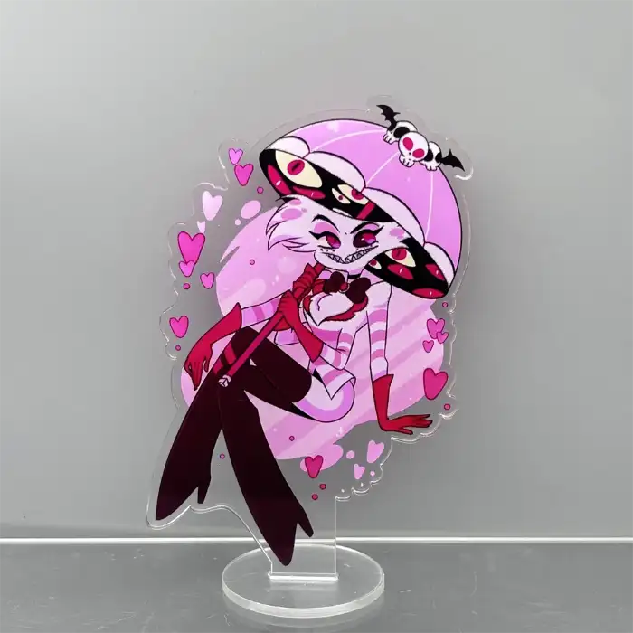 Anime Hazbin Hotel Charlie Morningstar Cosplay Stand Acrylic Figures Vaggie Desktop Standing Custom Charm Phone Personalized, Keychain, Mô Hình Đứng Standee Anime, In 2 Mặt, Cao 6cm, Trang Trí Decor Bàn Học, Balo 2 Anime Hazbin Hotel Charlie Morningstar Cosplay Stand Acrylic Figures Vaggie Desktop Standing Custom Charm Phone Personalized, Keychain, Mô Hình Đứng Standee Anime, In 2 Mặt, Cao 6cm, Trang Trí Decor Bàn Học, Balo - Ảnh 2