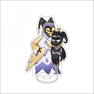 Anime Hazbin Hotel Cos Niffty Alastor Husk Cherri Bomb Charlie Morningstar Figure Custom Charm Phone Personalized, Keychain, Mô Hình Đứng Standee Anime,  In 2 Mặt, Cao 6cm, Trang Trí Decor Bàn Học, Balo